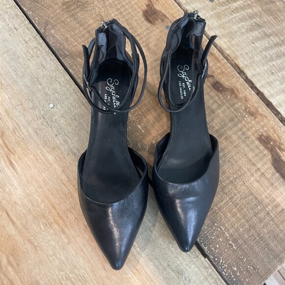 Seychelles Womens What A Girl Wants Black Leather D'Orsay Shoes Size 7 NEW - Picture 10 of 11